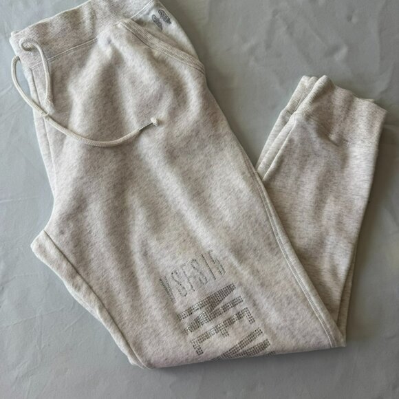 Grey Victorias Secret Jogger Sweatpants - Picture 1 of 9